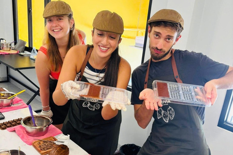 Ciudad Ho Chi Minh: taller de chocolate premium «bean to bar» (del grano al chocolate).