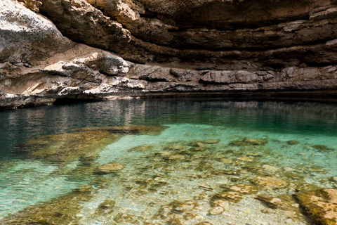 Wadi Shab: Adventure Tour With Cave Swim & Waterfall Visit
