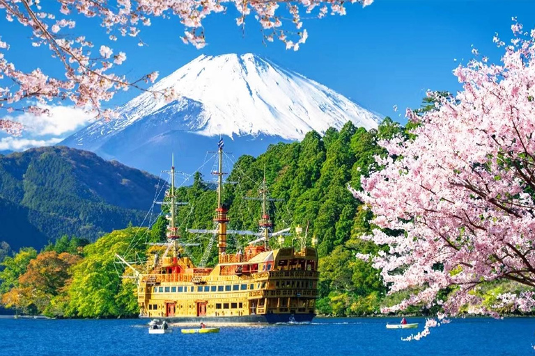 Tokyo: Mt. Fuji-Owakudani- Lake Ashi-onsen/outlets day tour Shinjuku Pick-up 8:30 AM