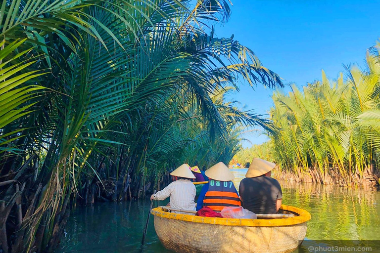 Hoi an Coconut Boat and Hoi an Ancient Town Tour From Danang