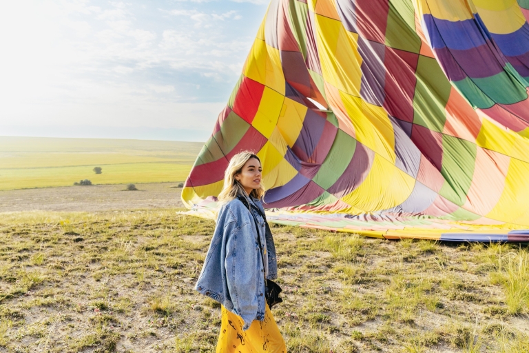 Kapadocja: Wycieczka balonem na gorące powietrze w dolinie Soganli o wschodzie słońca