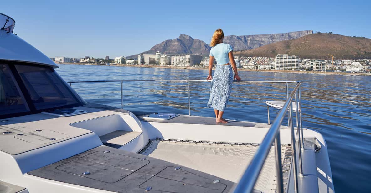 Scenic 1-Hour Coastal Catamaran Cruise — a boat tour from Cape Town, South Africa