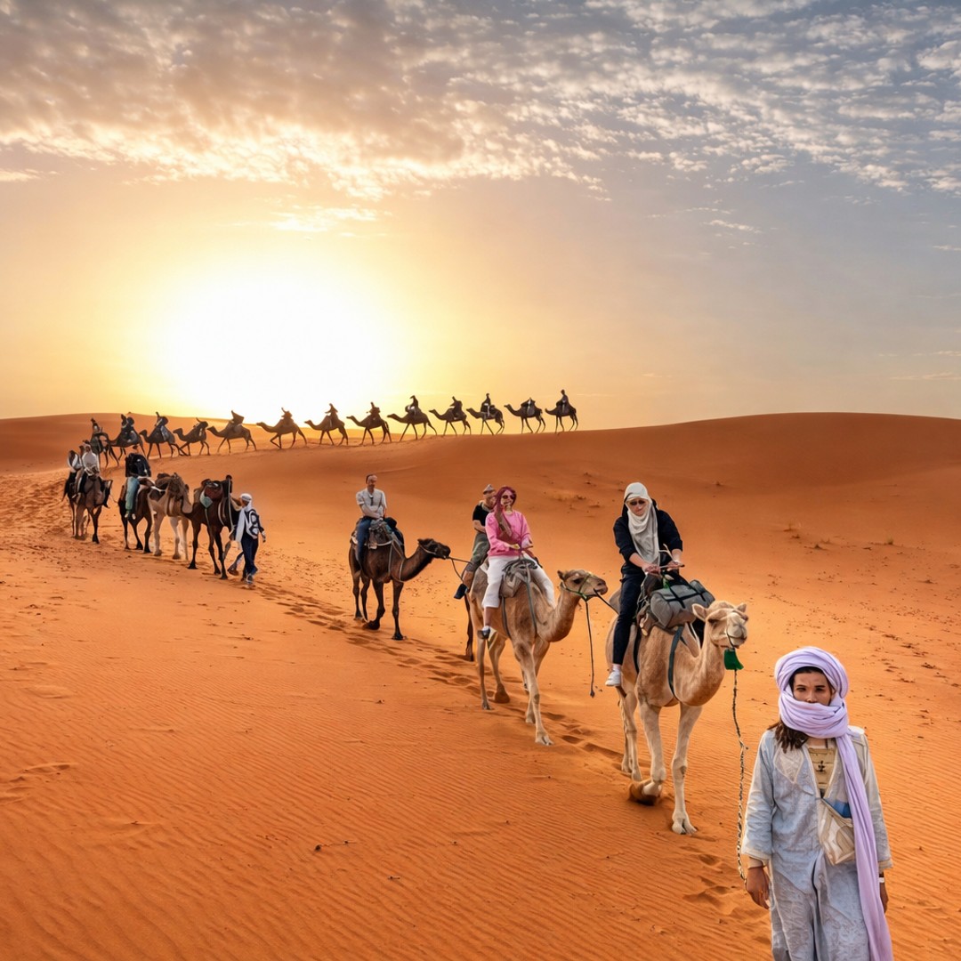 Merzouga : 2 nuits dans un campement avec balade en chameau et dîner