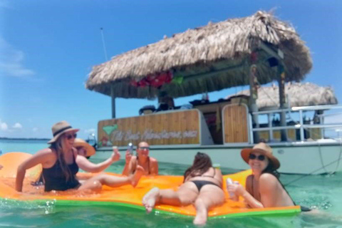 Key West: 4-Hour Private Sandbar Cruise on a Tiki Bar Boat