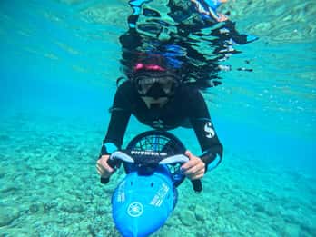 Chania: Sea Scooter Schnorchel Bootstour