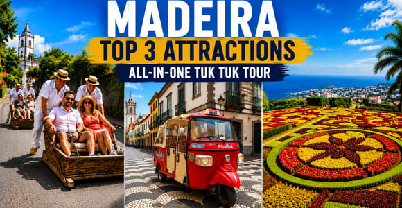 Monte Toboggans + Botanical Gardens + City Tour by Tuk Tuk