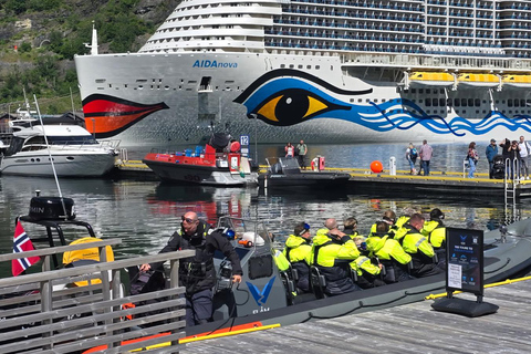 Flåm: Nærøyfjord RIB-boat Experience & Waterfalls