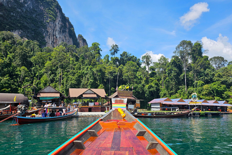 Khao Sok: Private Longtail Boat Tour at Cheow Lan LakeOption 2: 4-Hour Tour with Hotel Pickup and Drop-Off