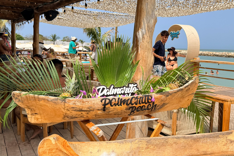 Cartagena: Palmarito Beach Day Trip with Lunch & Drinks