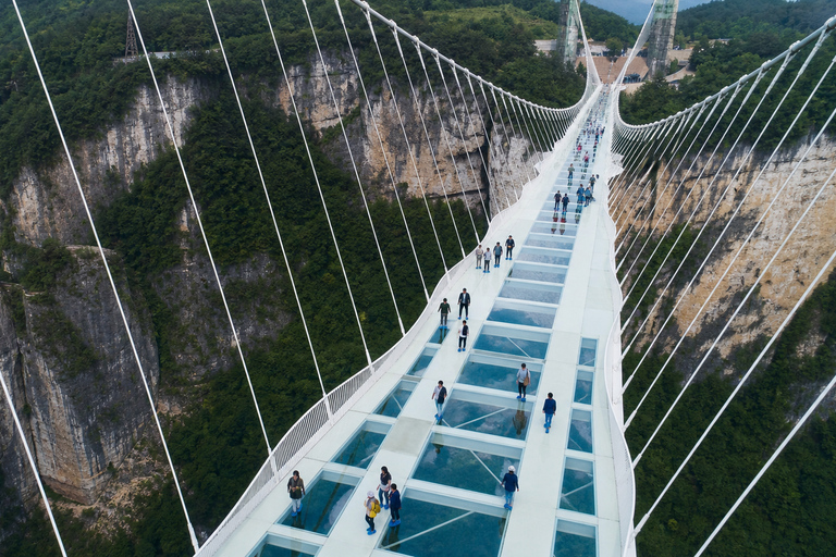 Zhangjiajie: Grand Canyon & Glass Bridge E-Ticket Options English Guide Service Only
