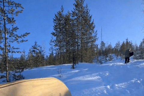 Rovaniemi: Snow Surfing Experience with Hotel Pickup