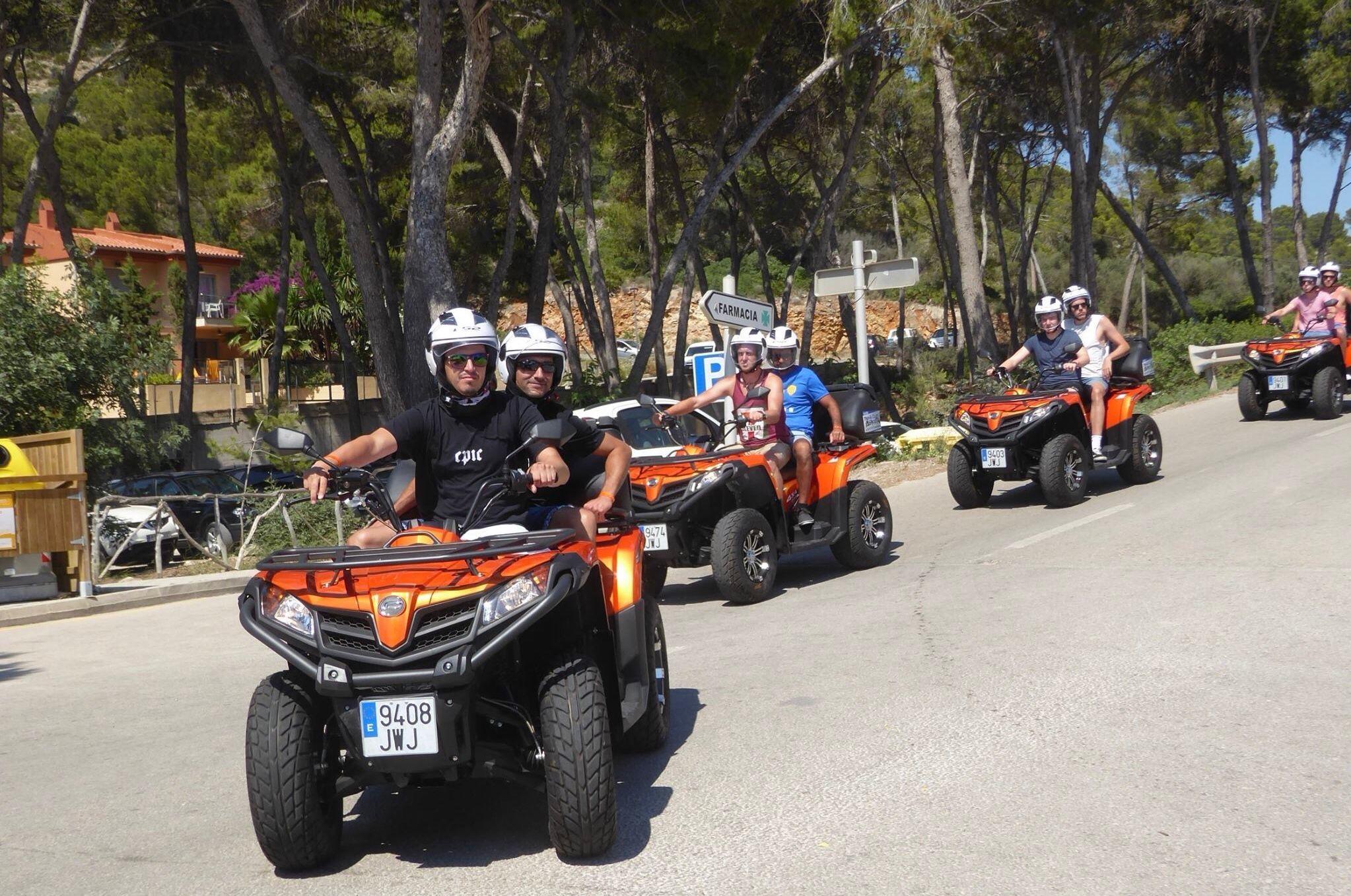 Geführte Quad-Tagestour auf Mallorca inklusive Badestopp | Beifahrer gratis