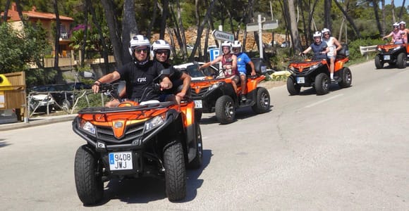 Geführte Quad Tagestour auf Mallorca inklusive Badestopp | BEIFAHRER GRATIS