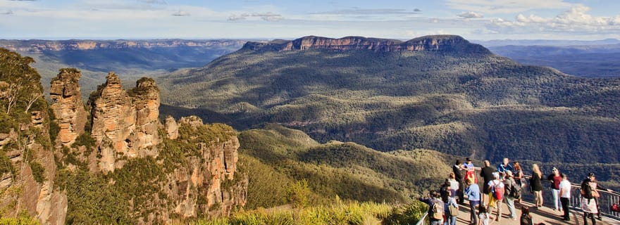 Excursion dans les Blue Mountains avec déjeuner : Scenic World, zoo et photo avec un koala