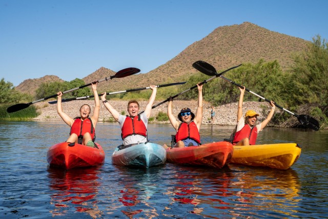 Visit Phoenix Red Mountain Self-Guided Paddle on Lower Salt River in Scottsdale
