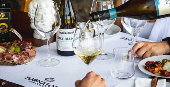 Etna: Tornatore Winery Tour, 4 Wines and Tasting Board