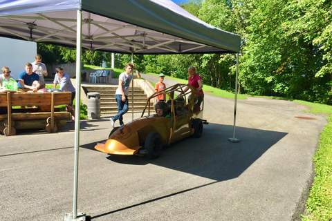 Latvia Bobsleigh and luge track ride experience (Summer Bob) Summer bob