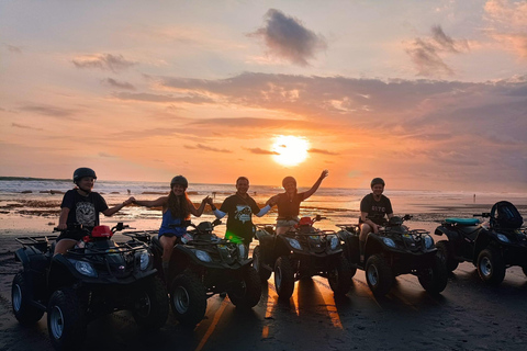 Bali: Strand-Quadbike-Fahrt mit MittagessenAtv Ride Tandem Beach Inklusive Transport