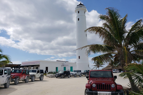 Cozumel Private Jeep Tour with Lunch and Snorkeling