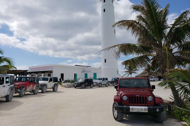 Cozumel Private Jeep Tour with Lunch and Snorkeling