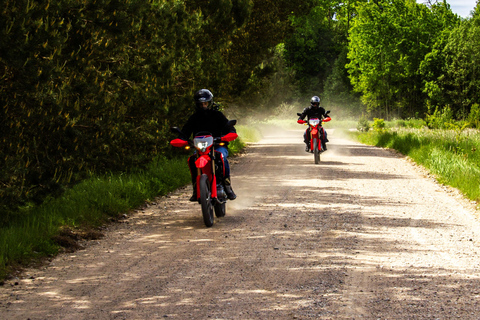Enduro motorcycle experience around Vilnius city