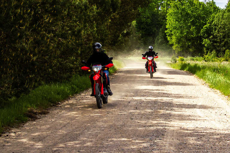 Enduro motorcycle experience around Vilnius city