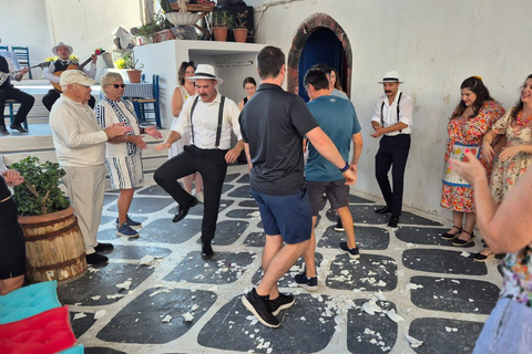 Santorini: Plate-Smashing Show & Fira Walking Tour