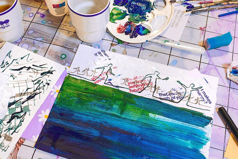 Łódź: English-Language Speak & Paint Workshop