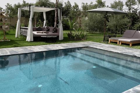 From Marrakesh: Pool Day Pass in Atlas Mountains with Lunch Refreshing Pool Escape: Enjoy Lunch and Easy Pickup