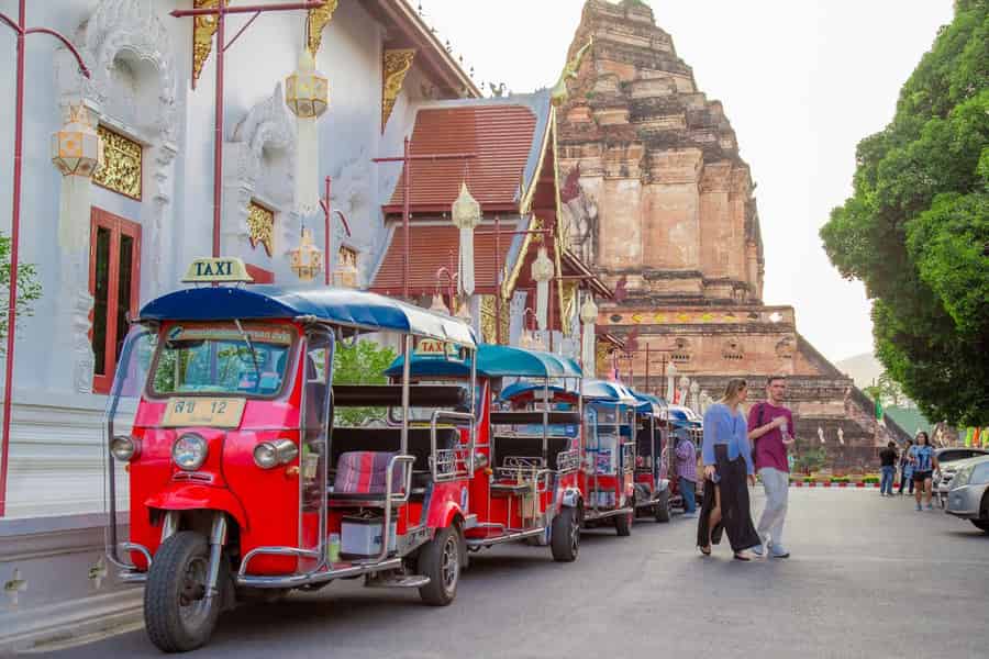 Chiang Mai: Erkundung der Altstadt mit einem privaten Tuk-Tuk. Foto: GetYourGuide Chiang Mai: Erkundung der Altstadt mit einem privaten Tuk-Tuk. Foto: GetYourGuide