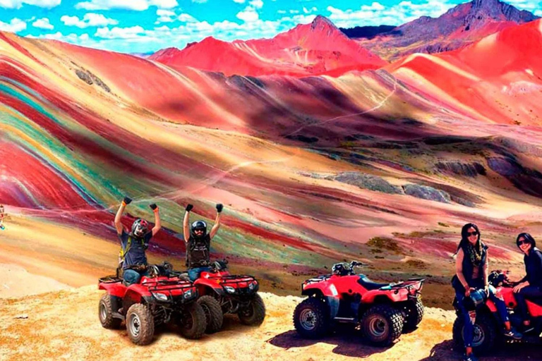 From Cusco: Rainbow Mountain by ATV (Quads) + Meals