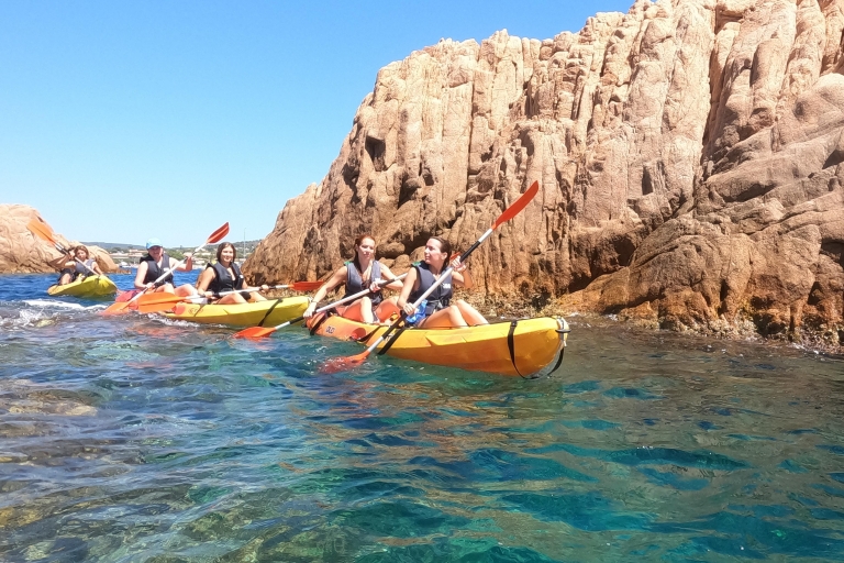 Costa Brava: kajak- en snorkeltocht met lunch en bier