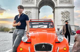 Geführte Tour durch Paris im klassischen Cabrio