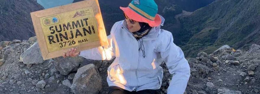 Trek de 3 jours sur le mont Rinjani – Sommet – Lac – Vues imprenables