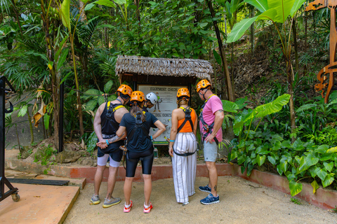 Phuket: Flying Hanuman Zipline Adventure SD4: Epic Adventure with Elephant Jungle