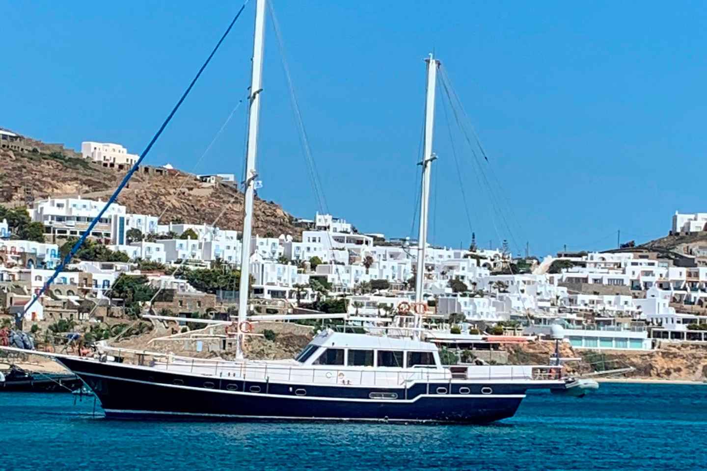 Croisière Mykonos : Îles Délos et Rhénia avec BBQ