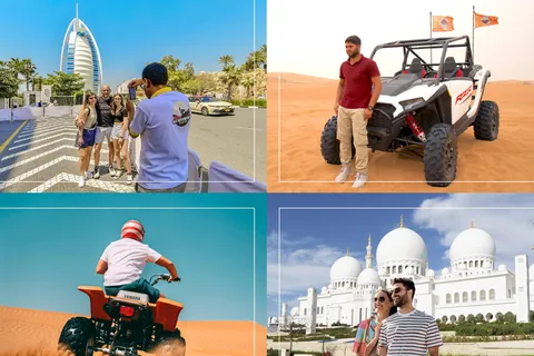 Dubai & Abu Dhabi: 2-dages tur med ørkensafari