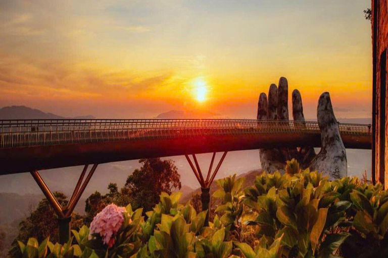 CHAN MAY PORT TO GOLDEN BRIDGE - BA NA HILL BY PRIVATE CAR Private tour with Guide - Cable Car ticket & Buffet Lunch
