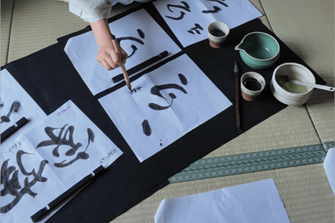 Kyoto: 100% Private Tea Ceremony, Calligraphy, and Kimono All-in-One Cultural Experiences Includes a Local Kyoto Walk