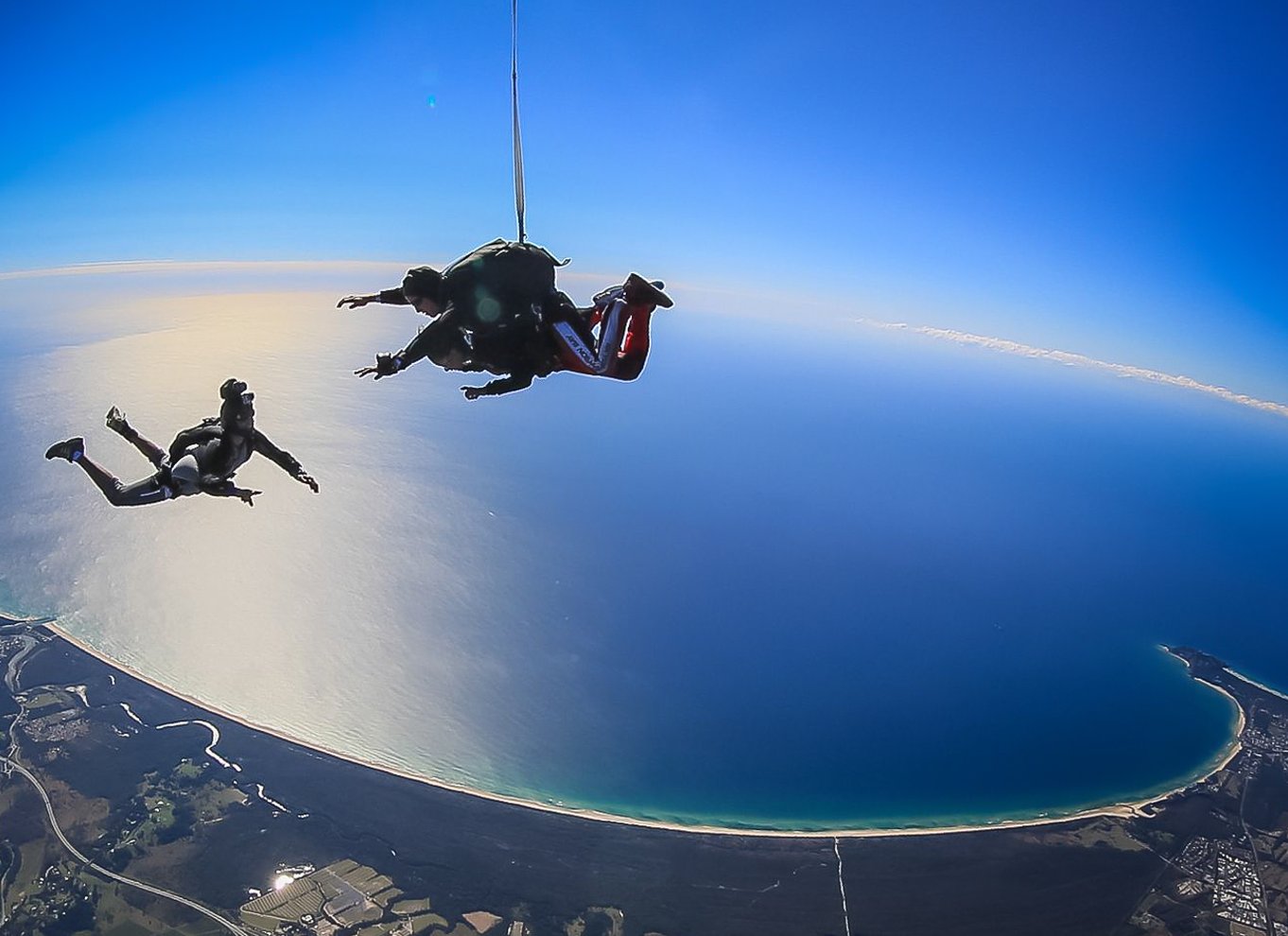 Byron Bay Tandem Skydive med mulighed for transfer