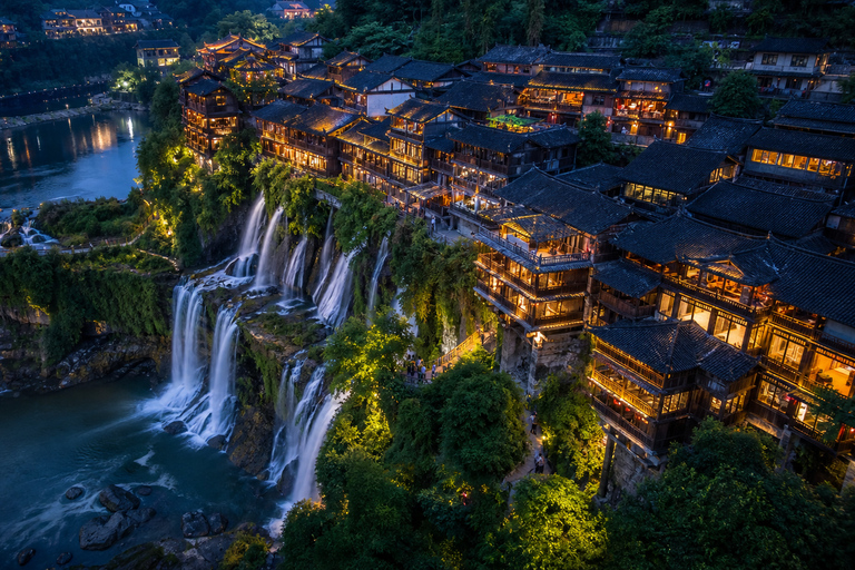 Furong Ancient Town: Tickets & Private Transfer Options 3 Days Entry Ticket & Cultural Show