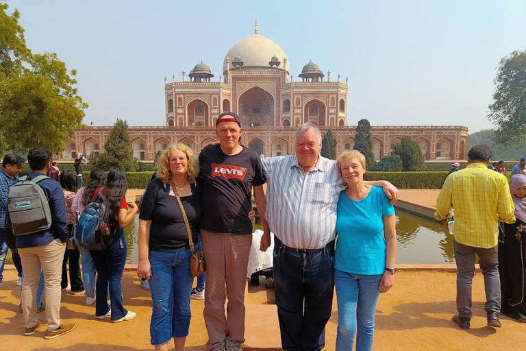 Delhi: Privat dagsutflykt Old &amp; New Delhi med transfer4 timmar - Old Delhi Tour med med AC-bil, förare och guide