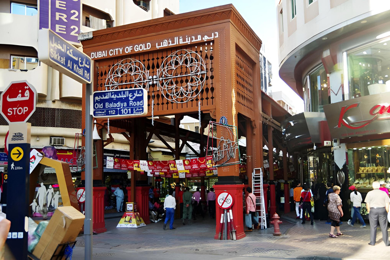 迪拜老城漫步之旅，阿布拉游船和街头美食老城区、当地市场和街头小吃徒步之旅 - 私人