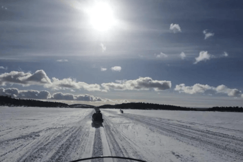From Saariselkä: Ice Fishing Tour with Open Fire Cooking