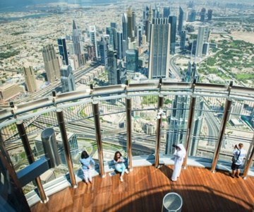 Burj Khalifa: Nivel 124, 125 Acceso a entradas y cafetería