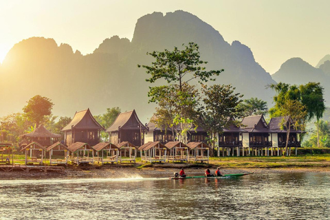 Vientiane: Excursão particular de 1 dia a Vang Vieng