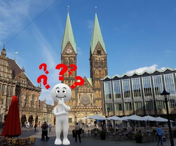 Verdade ou mentira? Um passeio especial pela cidade velha de Bremen (grupos)