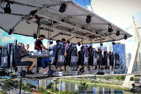 São Paulo: Dinner in the Sky Gastronomical Experience São Paulo: Dinner in the Sky Gastronomic Experience