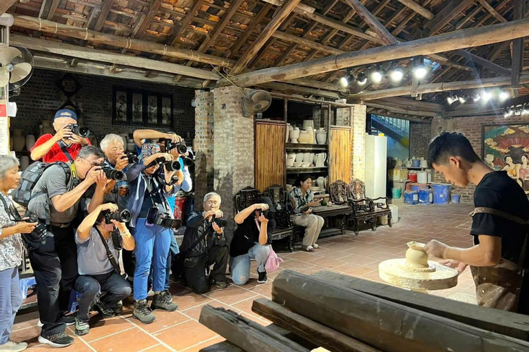 Incense Village, Hat/Lacquer/Pottery/Silk-GROUP/PRIVATE TOUR Half-Day Tour to Hat & Incense Villages (No Lunch)