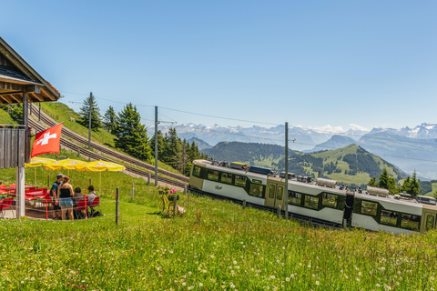 Viagem de ida e volta ao Queen of the Mountains, Monte Rigi + Lago Lucerna + Spa